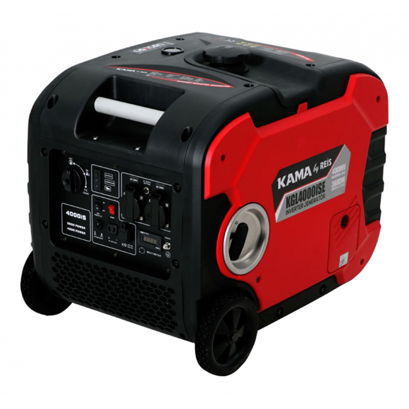 Генератор бензиновий KAMA 3 фази (230/400В), 3,6кВт, (KGL-4000-ISE)